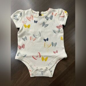 Pehr 3-6m Colorful Patterned Baby Onesie